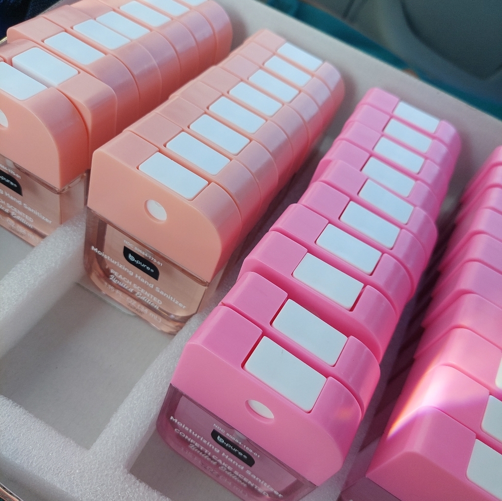 X5 B Pure SANITIZER Vital TIKTOK CONFETTI Pink NEW BPURE - Picture 3 of 3